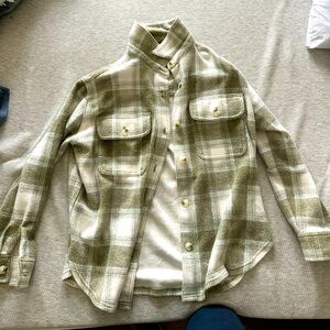 American Eagle Plaid Shacket